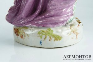 Парная фарфоровая композиция. Ручная роспись. Германия, начало ХХ в.