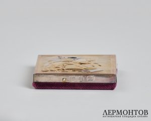 Икона «Георгий Победоносец». Серебро с позолотой, современная работа