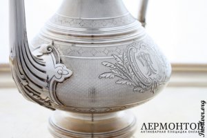 Кофейник Cardeilhac. Серебро 950. Франция