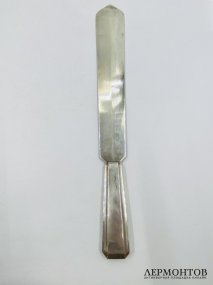 Нож для писем и бумаг. Серебро 84 пробы, Россия, 1899–1908 годы