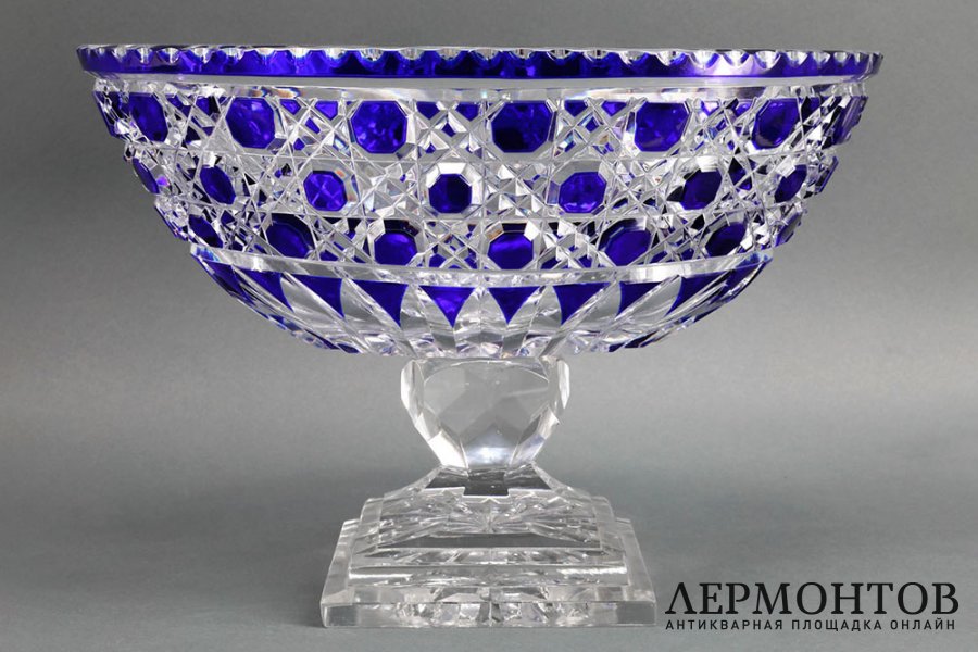 Ваза для фруктов. Хрусталь. Германия, Nachtmann, 1970-80е гг.
