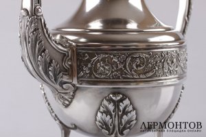 Чайный и кофейный сервиз Vaguer. Серебро 950 пробы. Франция