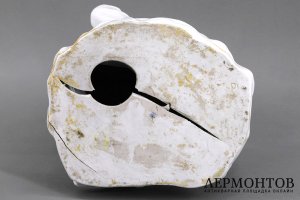 Статуэтка Сталин в ссылке. Фарфор. СССР, ЛФЗ, Захаров Е., 1950е гг.