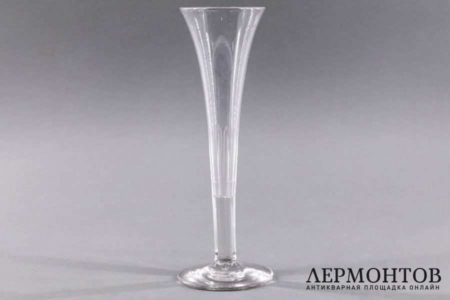 5 бокалов под шампанское. Россия, 1850-1890е гг. Хрусталь. 