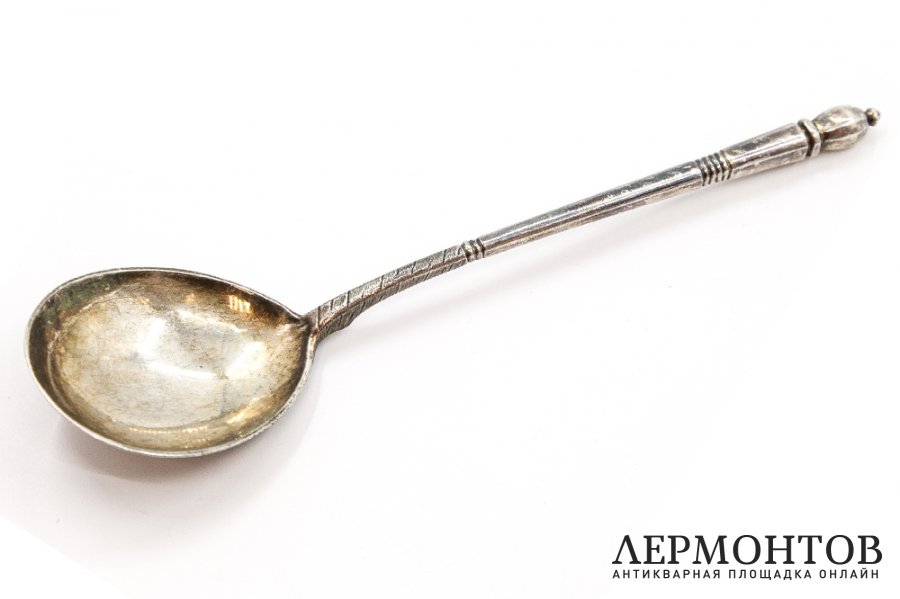 Ложка в русской технике Лыко. Российская Империя, мастер И. Алексеев, 1891 г. 