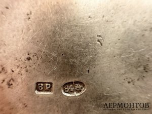 Подвеска икона Святой Феодосий Черниговский. Россия, 19 век. Серебро 84 пробы.