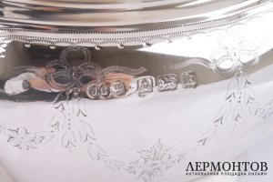 Чайник J. Gloster Ltd. Серебро 925. Англия