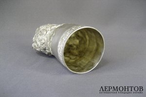 Кубок. Серебро 800 пробы. Литье, чеканка. Германия. Конец XIX в.