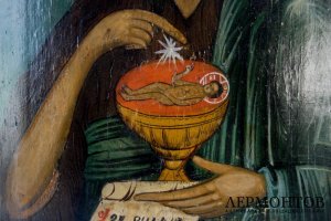 Икона. Иоанн Креститель. Дерево. Российская Империя, XIХ век.