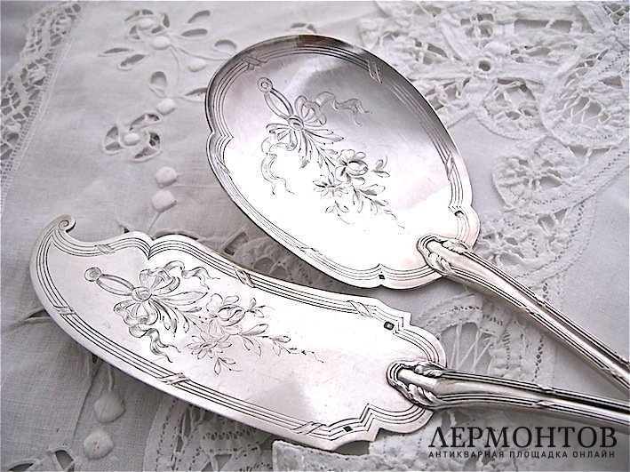 Сервировочный набор. Серебро 950. Франция