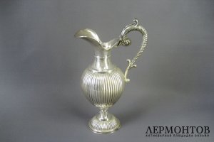 Кувшин. Серебро 950 пробы. Франция, XIX век.