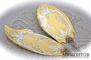 Сервировочный набор Levebre. Серебро 950. Франция