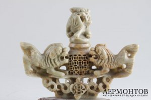 Ароматница. Мыльный камень, резьба. Китай, XIX век.