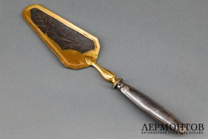 Лопатка для торта. Серебро 950 пр. Франция, 1880 - 1910е гг.