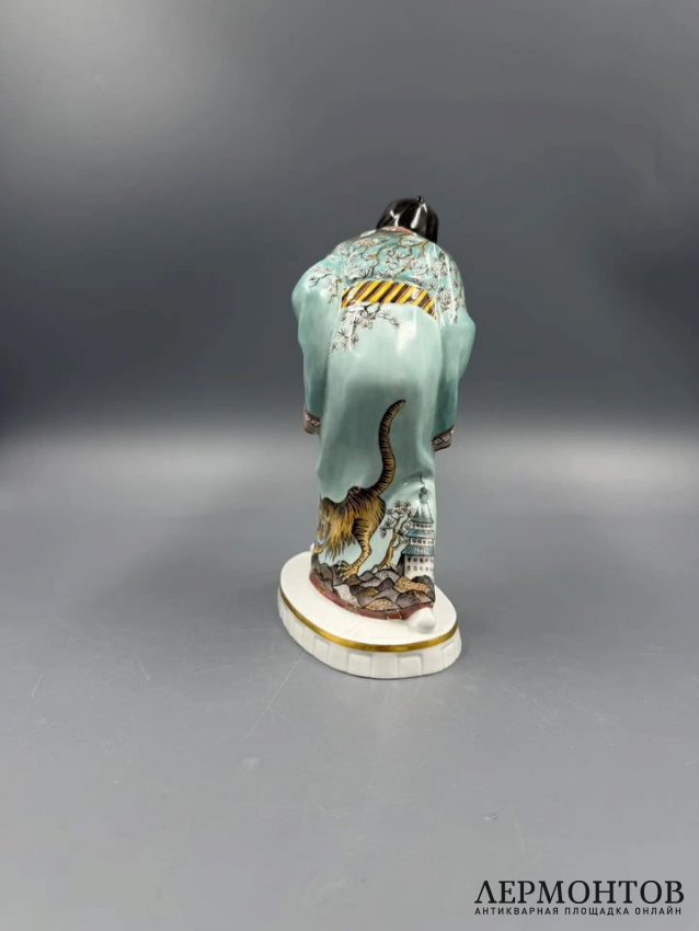 Статуэтка «Японец», № 50 из 50. Фарфор, роспись, Meissen, Петер Странг, Германия