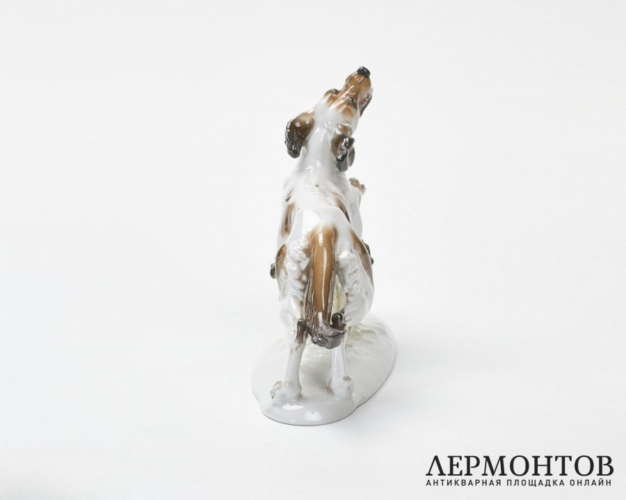 Статуэтка «Бегущая борзая». Фарфор, Rosenthal, Германия