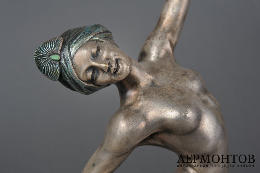 Скульптура Танцовщица в стиле Ар Деко. Франция, Париж, автор J.P. Morante, 1920-30е г
