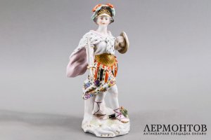 Статуэтка Афина. Фарфор, роспись. Германия, Зитцендорф, 1884-1902.