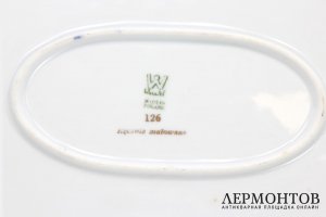 Столовый сервиз. Фарфор, кобальт. Подарок Н.Хрущева, провенанс, собрание Н.Г.Игнатова