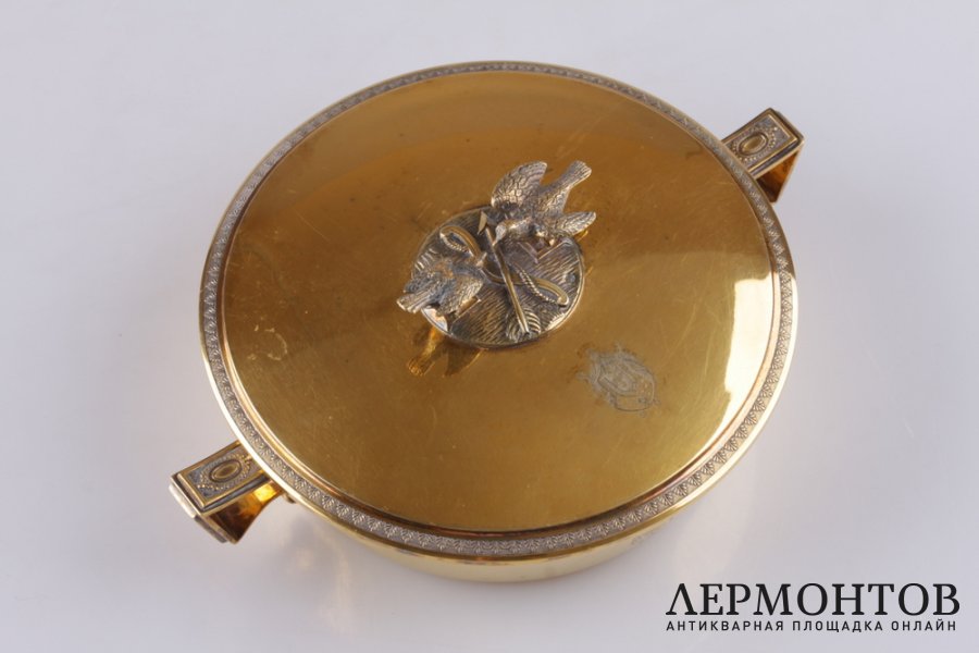 Набор для подачи закусок Christofle. Серебро 950 пробы. Франция, XIX век.