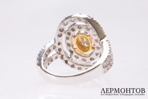 Кольцо с бриллиантами 2.80 k. Золото 585 пробы.