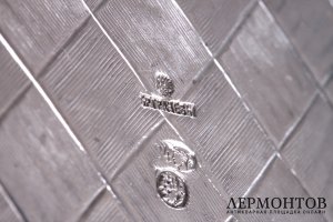 Сувенирная конфетница Братьев Грачевых. Серебро 84. Российская империя
