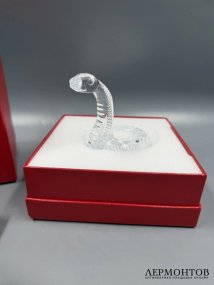 Статуэтка «Кобра». Хрусталь, Baccarat, Франция