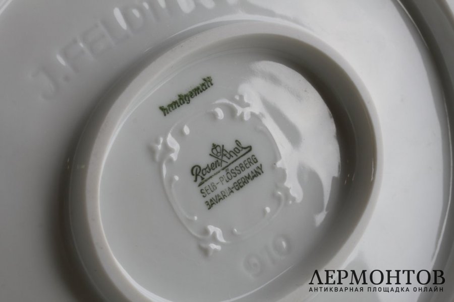 Статуэтки Два петуха. Фарфор.  Фабрика Rosenthal, Германия, середина 20 в.