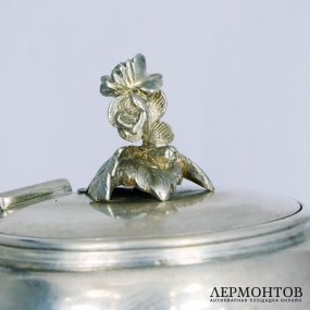 Чайный и кофейный сервиз. Варьюс Иоган. Серебро 84. Российская империя