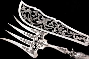 Сервировочный набор из 6 предметов. Серебро 950. Франция