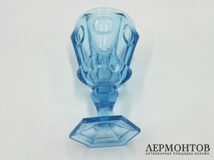 Бокал. Россия, заводы Мальцовых, 19 век. Купоросное стекло.