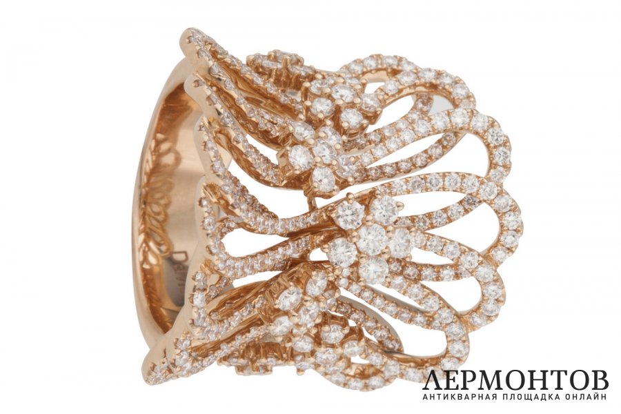 Кольцо David Diamond. Золото 750. 4.00 ct. Австрия