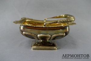 Ваза. Серебро 84 пробы, золочение. Мастер Веннерстрем. Россия, Петербург, 1839 год.