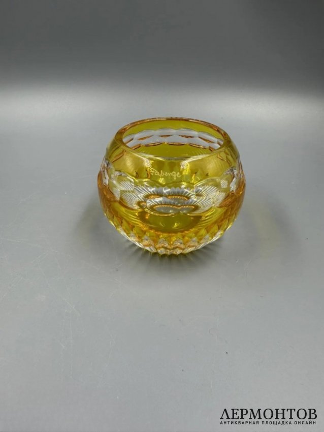 Парные подсвечники «Nadya». Цветной хрусталь, Faberge