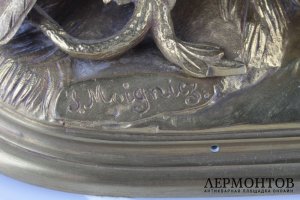 Скульптура Птицы. Франция, Париж, авт. мод. J.Moigniez, кон. 19- нач. 20 в. Бронза. 
