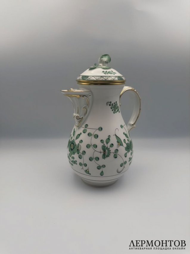 Кофейник «Индийская живопись». Фарфор, роспись, Meissen, Германия, 2-я половина 20 века