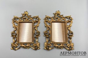 Рамки для фотографий в стиле Модерн. Франция, перв. треть 20 в. Бронза.