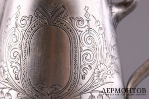 Молочник. Серебро 84 пробы. Россия, Москва, мастерская Соколова В.Т.