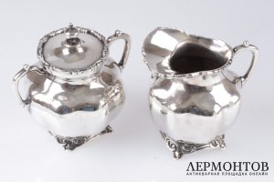 Чайный набор. Серебро 925. Мексика