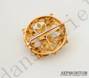 Брошь Art Nouveau. Франция