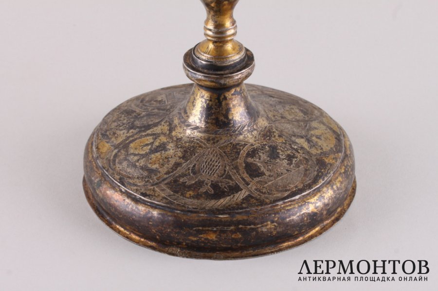 Потир. Мастер Федор Петров. Серебро 84 пробы, золочение. Россия, Москва, 1791 год.
