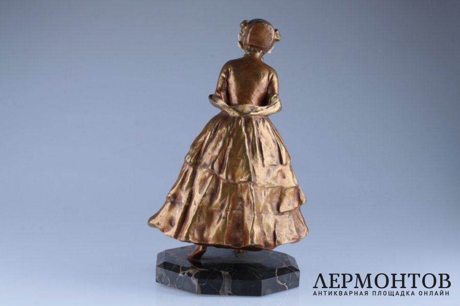 Скульптура Фантазия. Бельгия, автор модели Georges van der Straeten, нач. 20 в. Бронза.