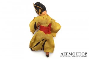 Елочная ватная игрушка Японка, Гейша. Россия, 1-я половина ХХ века. 