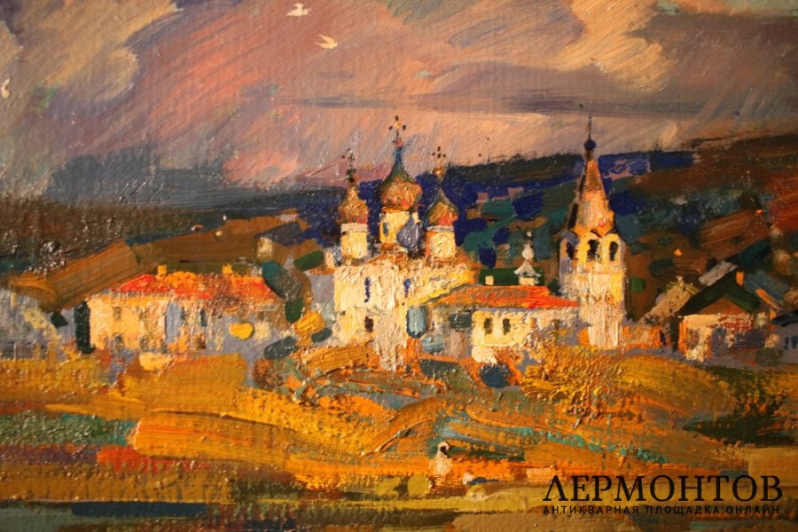 Художник Холуев Владимир Федорович.  Картина. Нижний Новгород.  Картон, масло.