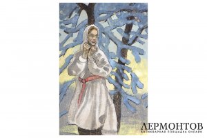 Картина. Боже мой, ты такой большой и красивый, 1970-80-е гг. Комаров В.В.