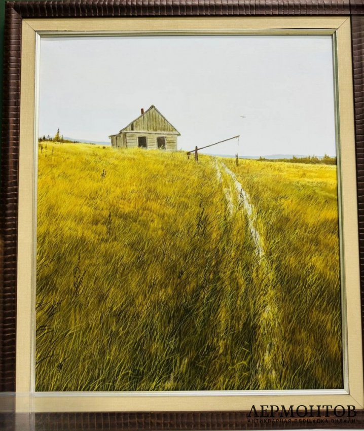 Картина «The flying of grey…». Холст, масло, А. Б. Елагин, Россия, 2008 год