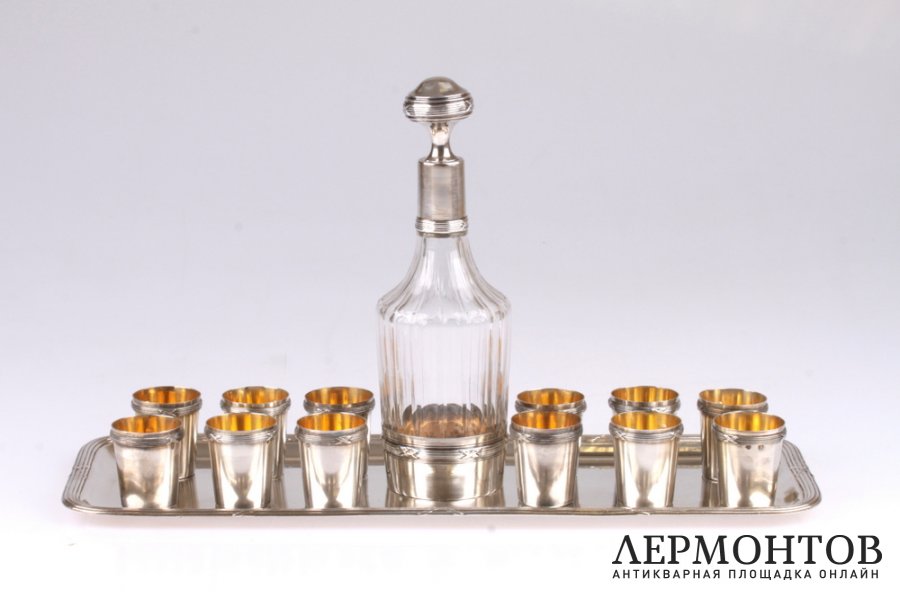 Ликерный набор. Серебро 950. Франция