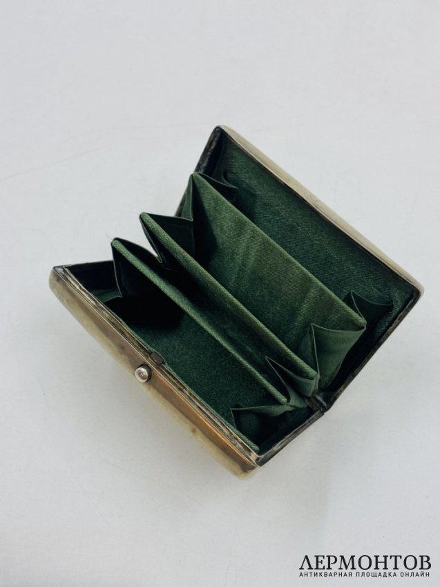 Кошелёк «Souvenir». Серебро 84 пробы, И. П. Прокофьев, Россия, 1879 год