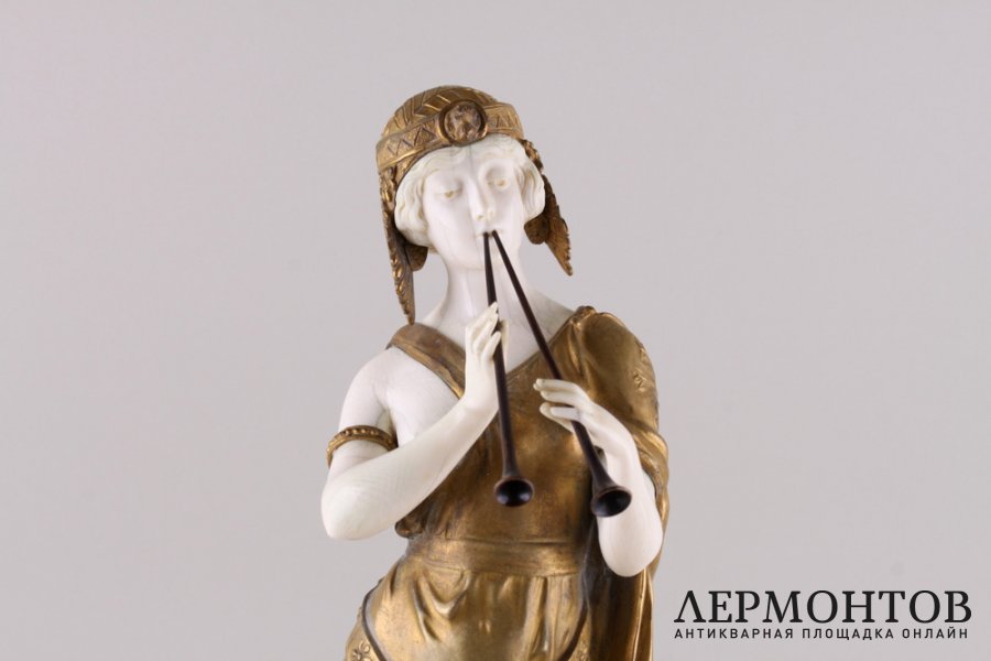 Скульптура Египетская танцовщица в стиле Ар Деко. Франция, Париж, 1920-1930-е гг.