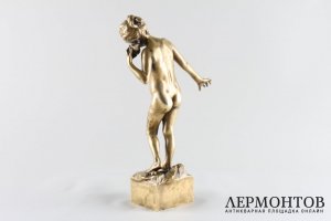 Статуэтка На пляже. Бронза. Фабрика Берндрофа. Австрия, 1900е